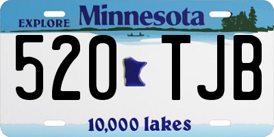 MN license plate 520TJB