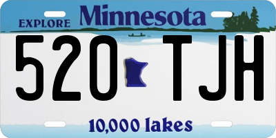 MN license plate 520TJH