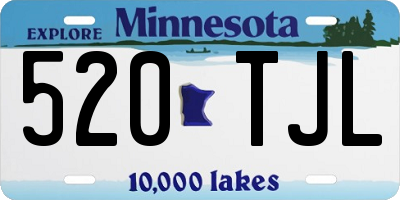 MN license plate 520TJL