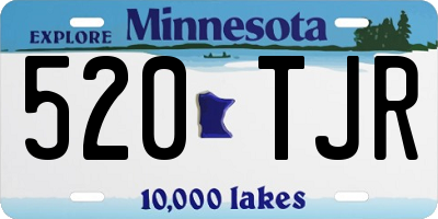 MN license plate 520TJR