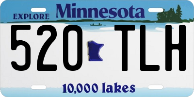 MN license plate 520TLH