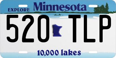 MN license plate 520TLP