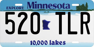 MN license plate 520TLR