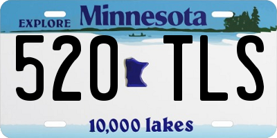 MN license plate 520TLS