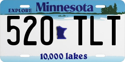 MN license plate 520TLT