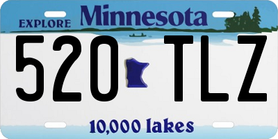 MN license plate 520TLZ