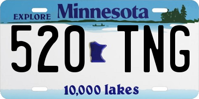 MN license plate 520TNG