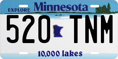 MN license plate 520TNM