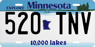 MN license plate 520TNV