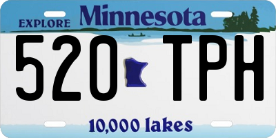 MN license plate 520TPH