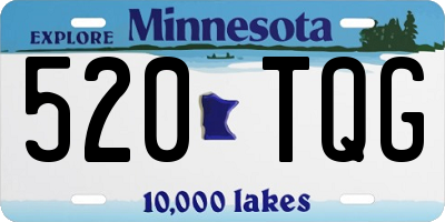 MN license plate 520TQG