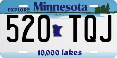 MN license plate 520TQJ
