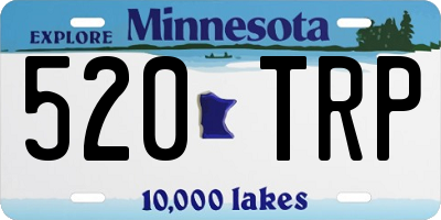 MN license plate 520TRP