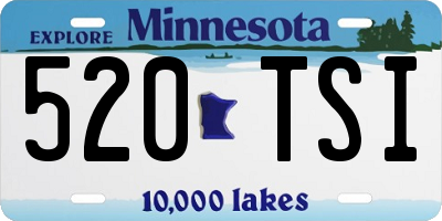 MN license plate 520TSI