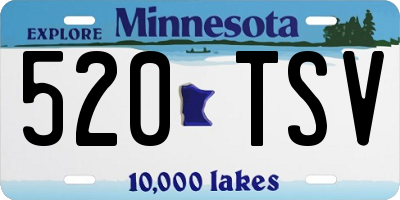 MN license plate 520TSV