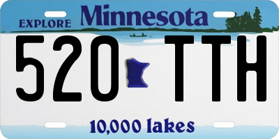 MN license plate 520TTH