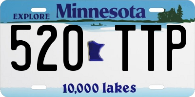 MN license plate 520TTP