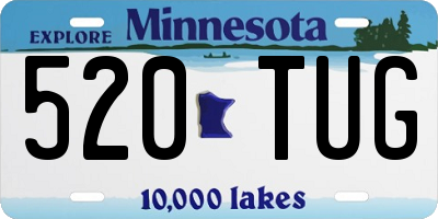 MN license plate 520TUG