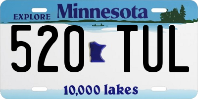 MN license plate 520TUL