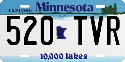 MN license plate 520TVR