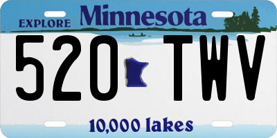 MN license plate 520TWV