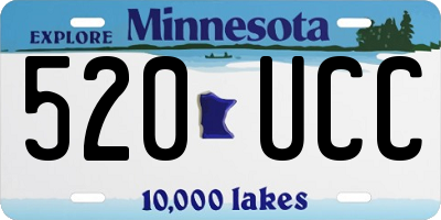 MN license plate 520UCC