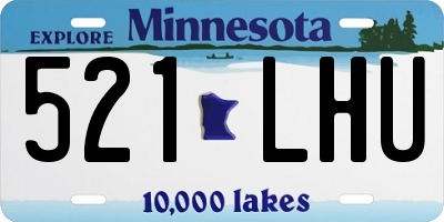 MN license plate 521LHU