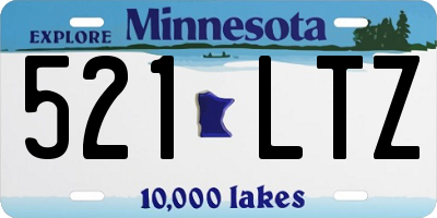 MN license plate 521LTZ