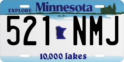 MN license plate 521NMJ