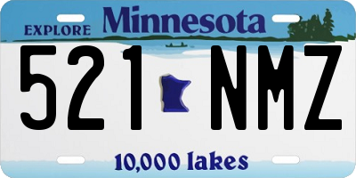 MN license plate 521NMZ