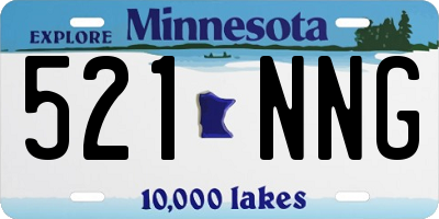 MN license plate 521NNG