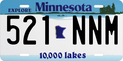 MN license plate 521NNM