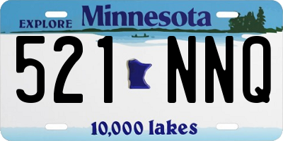 MN license plate 521NNQ