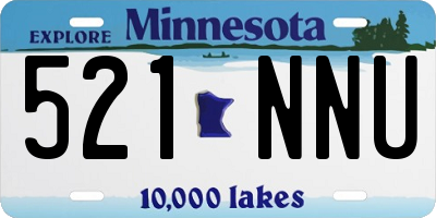 MN license plate 521NNU