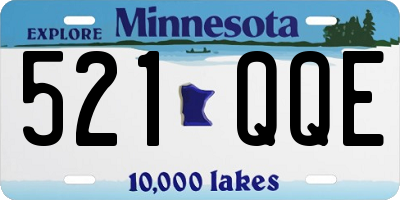 MN license plate 521QQE