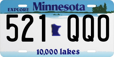 MN license plate 521QQO