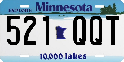 MN license plate 521QQT