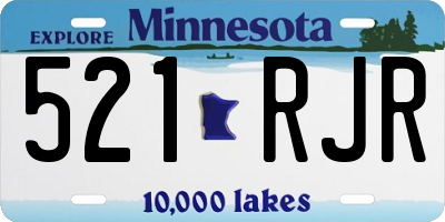 MN license plate 521RJR