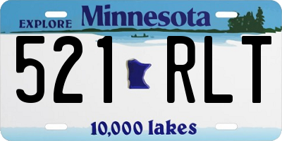 MN license plate 521RLT