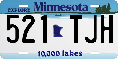 MN license plate 521TJH