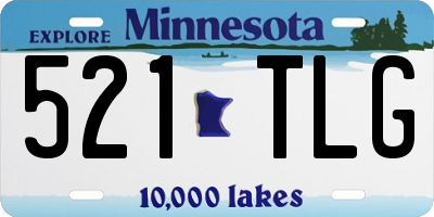 MN license plate 521TLG