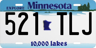 MN license plate 521TLJ