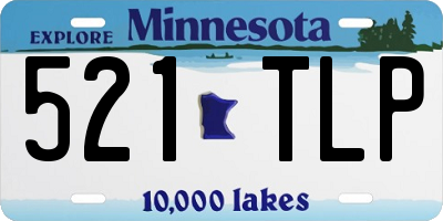 MN license plate 521TLP