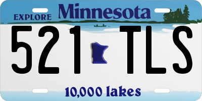MN license plate 521TLS