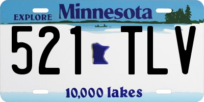 MN license plate 521TLV