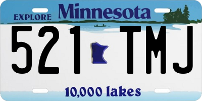 MN license plate 521TMJ