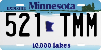 MN license plate 521TMM