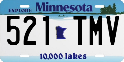 MN license plate 521TMV
