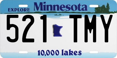 MN license plate 521TMY