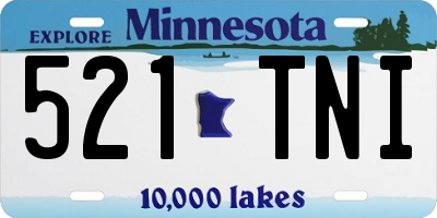 MN license plate 521TNI
